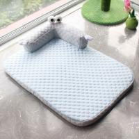 Cama para perro tipo sofá, transpirable, refrescante, antideslizante, suave, lisa, cómoda, extraíble, para verano. - details 2