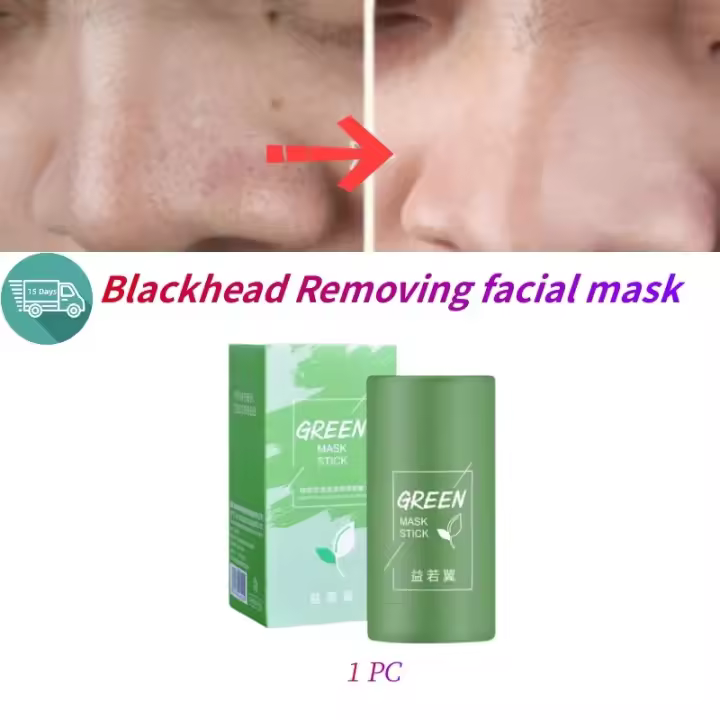 Té verde Original, elimina profundamente los puntos negros, mascarilla de barro para acné, palo, reduce los poros, disipa la crema para el acné, trata las espinillas, cuidado coreano de la piel limpia - 1