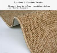 Alfombra Exterior Interior de Balcón Terraza, trenzada a Mano, Alfombras de Salón, Comedor, Dormitorio, Pasillos, Color Natural - details 7