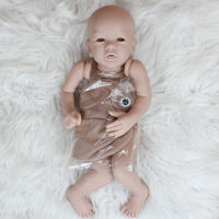 BZDOLL-Kit de bebé Reborn en blanco, Aleyna con cuerpo, Vinilo Suave sin pintar, pieza de muñeca sin terminar, brazo completo, pierna, 20 pulgadas - details 3