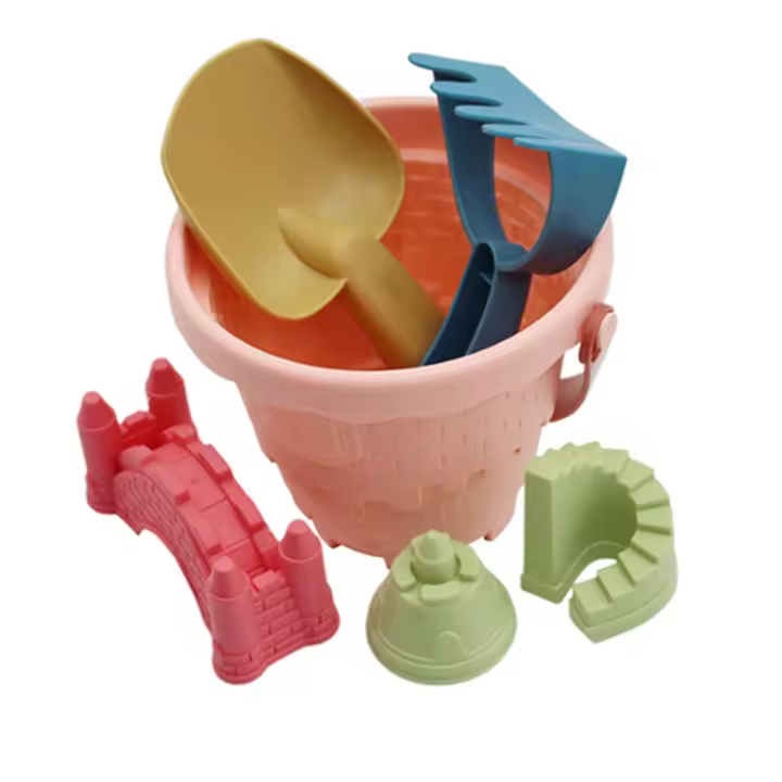 Juego de Juguetes de Playa Interactivos de Verano Kit de Excavación de Arena con Cástil de Playa y Cubiertas Diversión de Padres e Infantes al Aire Libre - 1