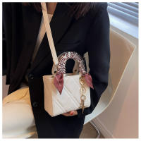 Bolso pequeño de moda para mujer, bolso de un solo hombro a la moda de verano, bandolera con costuras acolchadas, bolso versátil de princesa Diana 2025 - details 9