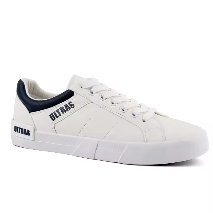 Fabricantes de zapatos blancos de diseño de marca de calzado personalizado OEM con mis propias zapatillas de deporte para hombres - 1