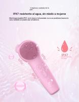 Nuevo limpiador de cabeza negra de silicona recargable, cepillo de limpieza de luz roja, compresa caliente, limpiador facial, esencia de masaje guía - details 6