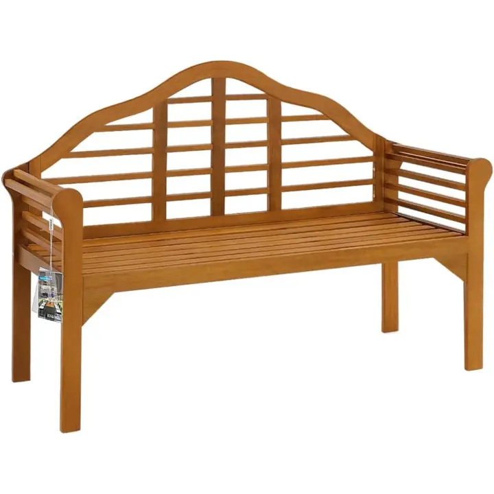 Banco Jardín Madera Eucalipto Resistente a la Intemperie Certificado FSC 2 a 3 Plazas Carga hasta 220KG - 1