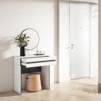 Dormitorio habitación |   70x75x35cm |    cajón |    almacenamiento |   Estilo Morno |   Blanco - details 3
