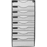 Soporte de Metal A4 con 8 Compartimentos Organizador de Oficina para Revistas y Documentos - details 3