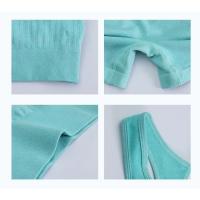 Traje de Yoga para mujer, ropa interior deportiva, chaleco, pantalones cortos para correr, conjunto de entrenamiento - details 19