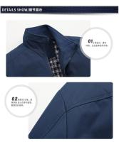 Chaqueta Bomber Fashion Slim casual para hombres Nueva llegada Moda de primavera otoño - details 9