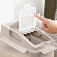 Contenedor de Alimentos para Mascotas Airtight con Ruedas Lata de Alimento Seco para Perros a Prueba de Humedad para Transporte Fácil - details 2