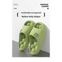 Zapatillas de casa frescas con dibujos animados, antideslizantes, resistentes al desgaste, para la primavera y el verano de 2025, con sensación de pisar excrementos. - details 4