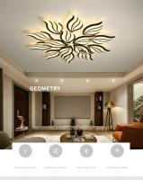 LEFAN-lámpara de techo con flores, luz Led moderna para habitación, dormitorio, comedor y sala de estar, 115CM - details 0
