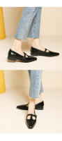 Nuevos zapatos británicos de cuero suave, zapatos pequeños de cuero, tacón grueso, tacón bajo, zapatos Marie - details 9
