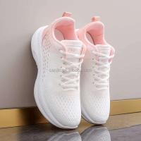 Nuevo Chaussures Pour Femmes 2024 moda mujer Casual tejido transpirable deportes zapatos de malla de alta calidad - details 6