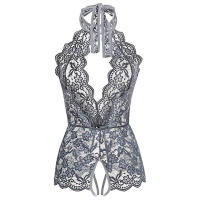Conjunto de Lencería de Encaje para Mujeres Monos de Cintura Abierta con Tirantes - details 28