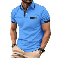 Polo de manga corta para hombre, camisetas informales, tops de verano - details 39