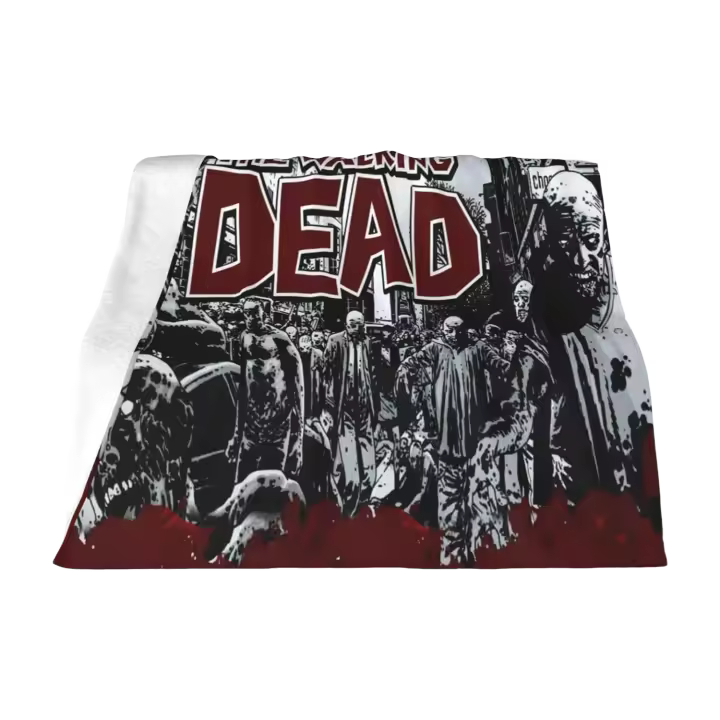 Manta de The Walking Horror Drama Dead Throw para sofá, dormitorio, mantas suaves para aire acondicionado, todas las estaciones - 1
