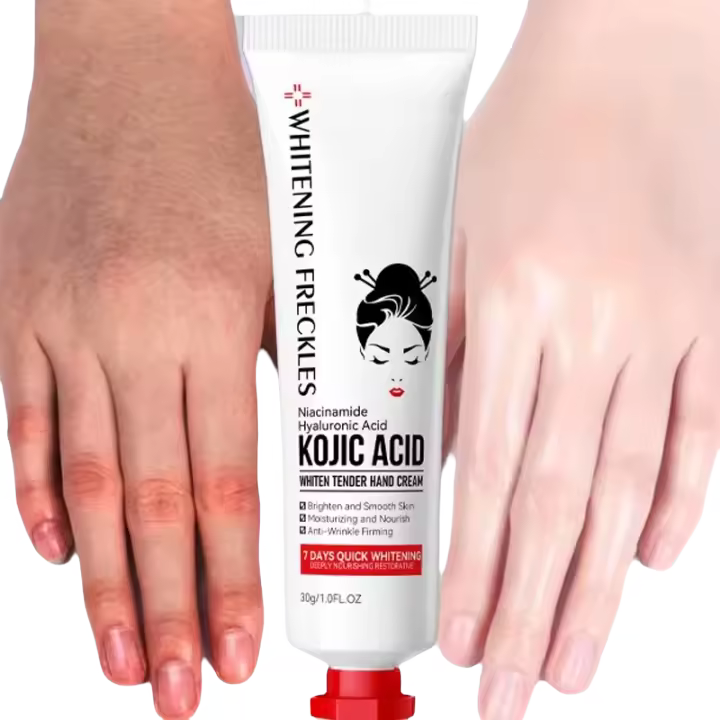 SADOER-crema de manos de Ácido Kójico, blanqueamiento rápido, opacidad, antigrietas, suaviza, hidrata, Corrector de melanina, producto para el cuidado de la piel de las manos - 1