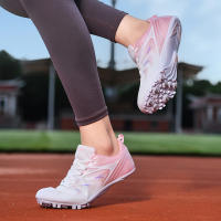 Nuevos zapatos de pista, picos para hombres y mujeres, zapatillas de salto largo de pie para correr de medio y largo. - details 5