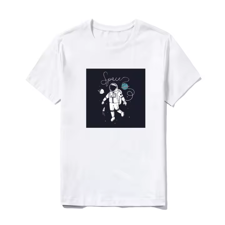 Camiseta casual Camiseta básica de manga corta de algodón de verano para hombre 
 Camisetas de hombre vintage estampadas con diseño estampado - 1