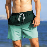 Traje de Baño de Secado Rápido y Impermeable para Hombres Pantalones Cortos de Playa de Verano con Zarpate Largo - details 7