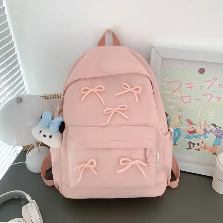 Mochila de Escuela para Niñas de Gran Capacidad Material de Nylon Ideal para Estudiantes de Preescolar y Universidad - 1