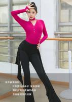 Trajes modernos para mujer, tops de baile social personalizados y cómodos para bajar de peso, trajes de práctica de tango Chacha Samba - details 0