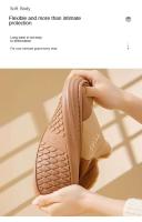 Zapatillas de algodón con forro polar para hombre y mujer, zapatos de casa de suela gruesa para invierno, venta al por mayor, novedad de 2024 - details 8