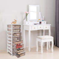 Gabinete de almacenamiento para baño, gabinete de almacenamiento para cosméticos, gabinete de almacenamiento debajo del escritorio, gabinete de almacenamiento tipo cajón, escritorio para el hogar, estante para cosméticos para el cuidado de la piel, máscar - details 2