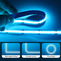 Tira de luces LED RGB COB, cinta Flexible FOB de 5M, 12V, 24V, 576LED/m, IP20, IP68, resistente al agua, para decoración del hogar y exteriores - details 4