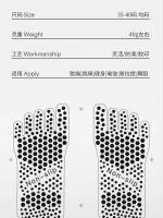 Calcetines de algodón transpirables con espalda descubierta, medias profesionales antideslizantes para Yoga, Pilates, baile, Fitness, deportes, Color sólido - details 12