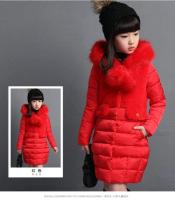 2025 Otoño/Invierno abrigo cálido de invierno para niñas de pelo largo para niñas de 4 a 13 años abrigo para adolescentes niños de nieve - details 3