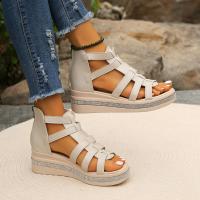 Sandalias de moda de verano, zapatos de tacón con cuña para mujer. - details 7