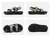 Sandalias de verano para hombre, zapatos informales, zapatillas para exteriores, chanclas para caminar en la playa, comodidad, diseñador de lujo, cuero ligero de moda - details 24