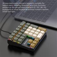 Teclado Mecánico Apaido con 33 Teclas Luces Multicolor Adecuado para Laptop - details 4