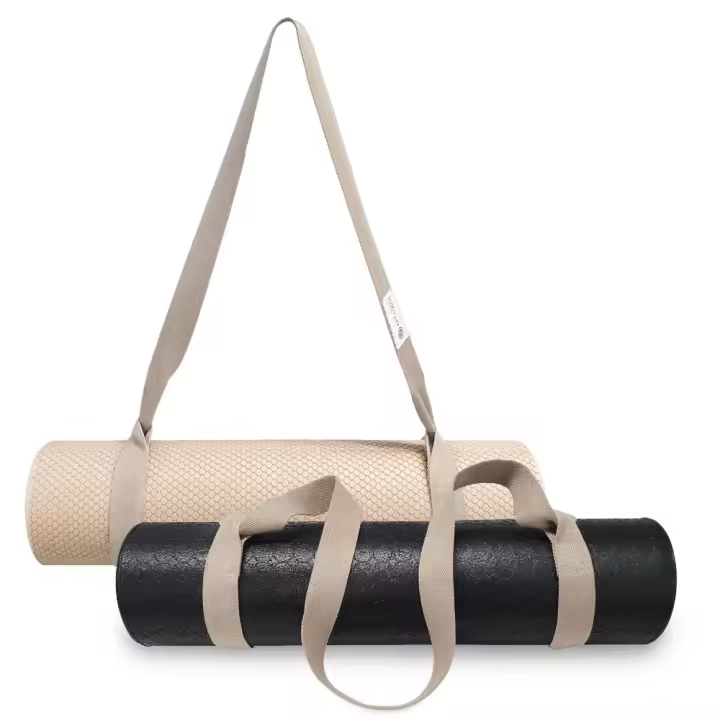 Correa para esterilla de Yoga, correa de rodillo de espuma, estiramiento corporal desnudo, cinturón de esterilla de yoga, correa ajustable, correa de hombro, estiramiento de fitness - 1