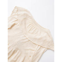 OUWU-Camisa de punto nueva de primavera única, estilo de mujer, cuello redondo, Color sólido, diseño de cabeza suelta 3456101 - details 8