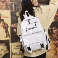 Mochila nvas grande para hombres y mujeres, cuello sual de color sólido, bolso de hombro escolar Vie, versión coreana - details 14