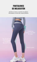 FREES COPES Leggings de yoga sin costuras para mujer, Fiess, levantamiento de glúteos - details 3