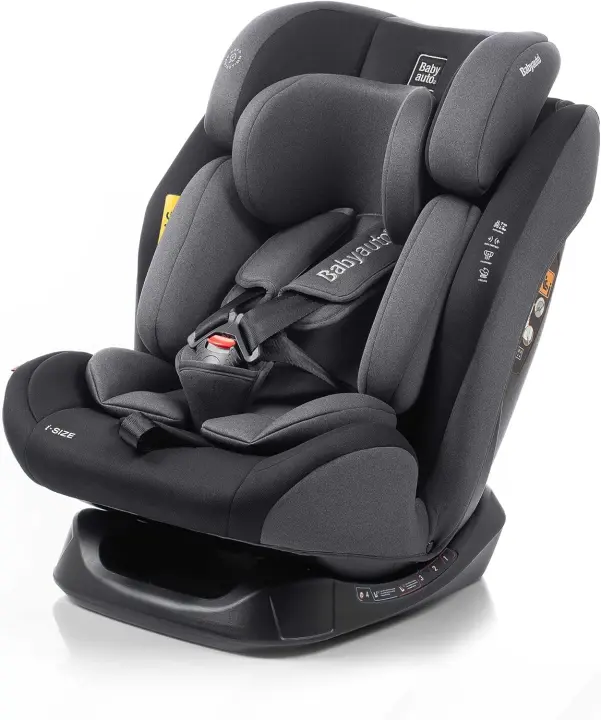 Silla de coche LOLO para niños Sin Isofix Negro con relieve Adecuada desde el nacimiento hasta los 12 años Tamaño I-size Hasta 105cm 4 años aprox - 1