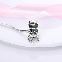 Pulsera de plata de ley 925 con forma de corazón y mariposa para mujer, brazalete de cadena de seguridad, compatible con abalorios originales, joyería - details 20