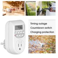 Interruptor Digital Programable Ciclo Repetitivo Limitado de 24 Horas Control de Bomba de Agua 110V/220V Adecuado para Jardín y Riego al Aire Libre - details 5