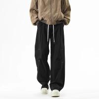 Pantalones Cargo para Hombres Ajuste Suelto, Ancho y Cinturón con Cordón - details 2