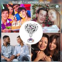 Abalorio Original de Plata de Ley 925 para mujer, abalorio de alta calidad adecuado para pulsera DIY, cuentas de amor para el Día de San Valentín, regalos de joyería para fiesta, nuevo - details 10