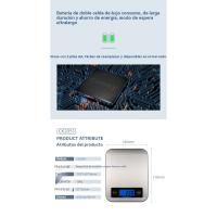 Báscula de cocina digital de alta precisión Funcional multiusos de acero inoxidable con pantalla LCD Ideal para hornear y cocinar Certificado CE - details 4