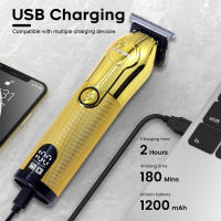 Cortadora de pelo profesional Solimpia para hombres, cortadora de pelo recargable para peluquero, cortadora de pelo inalámbrica, máquina potente para cortar el pelo y la barba - details 6