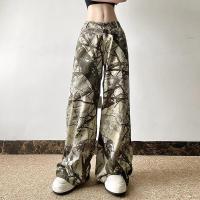 Pantalones de camuflaje de pierna recta con cintura elástica para mujer, cómodos y elásticos, nuevos en Original Classic - details 4