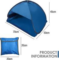 Tienda de Playa Pop Up Mini Refugio Solar Portátil con Protección UV Tienda de Deportes y Al Aire Libre - details 4