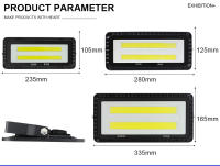 Reflector LED impermeable para exteriores, lámpara de jardín, 50W, 100W, 200W, IP66, 220V - details 1
