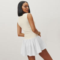 Y24DS283 Ropa de Mujer Vestido de Verano Nuevo Color Sólido Sin Mangas con Parches - details 23